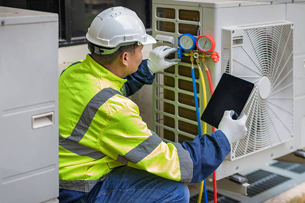 Professional Hvac Maintenance technician working in Beecher, MI